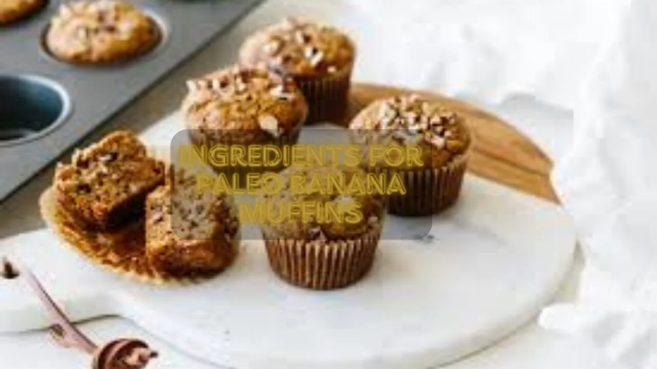 Ingredients for Paleo Banana Muffins